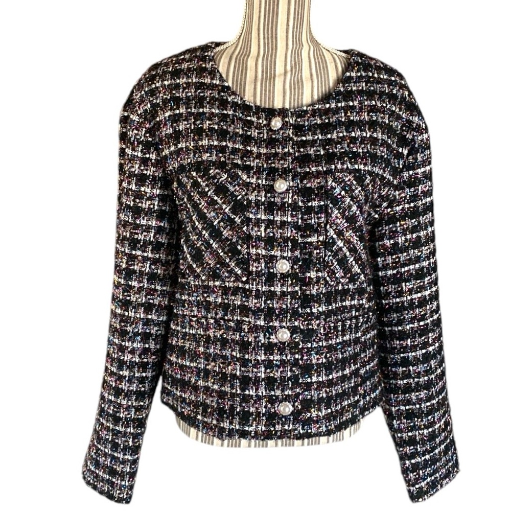 Bagatelle Multicolor Tweed Blazer